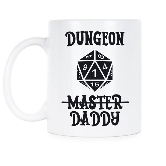 Dungeon Master Daddy Mug DND Fantasy Gift