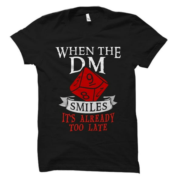Dungeon Master Gift. Dungeon Master Shirt. Geek Gift. When The Dungeon Master Smiles Shirt DM Gift Board Gamer Gift Board Game Shirt #OS1029