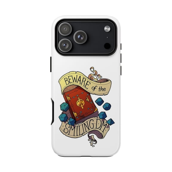 Dungeon Master Quote Tough Phone Case for iPhone 7–17 Pro Max, Glossy Tabletop RPG Dual Layer Shockproof Protective Cover Gift