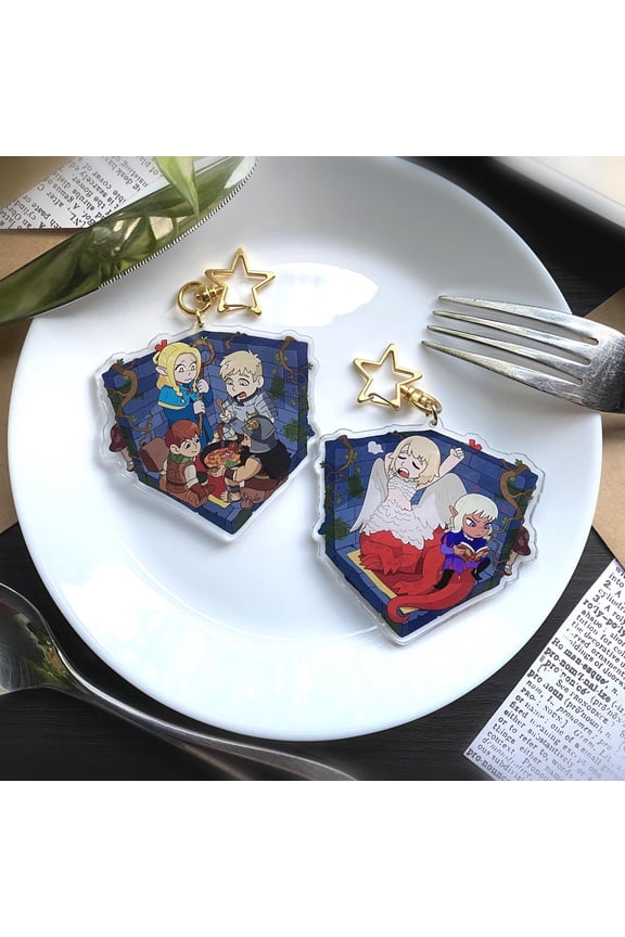 Dungeon Meshi Squad Keychain Double Sided (1 keychain)
