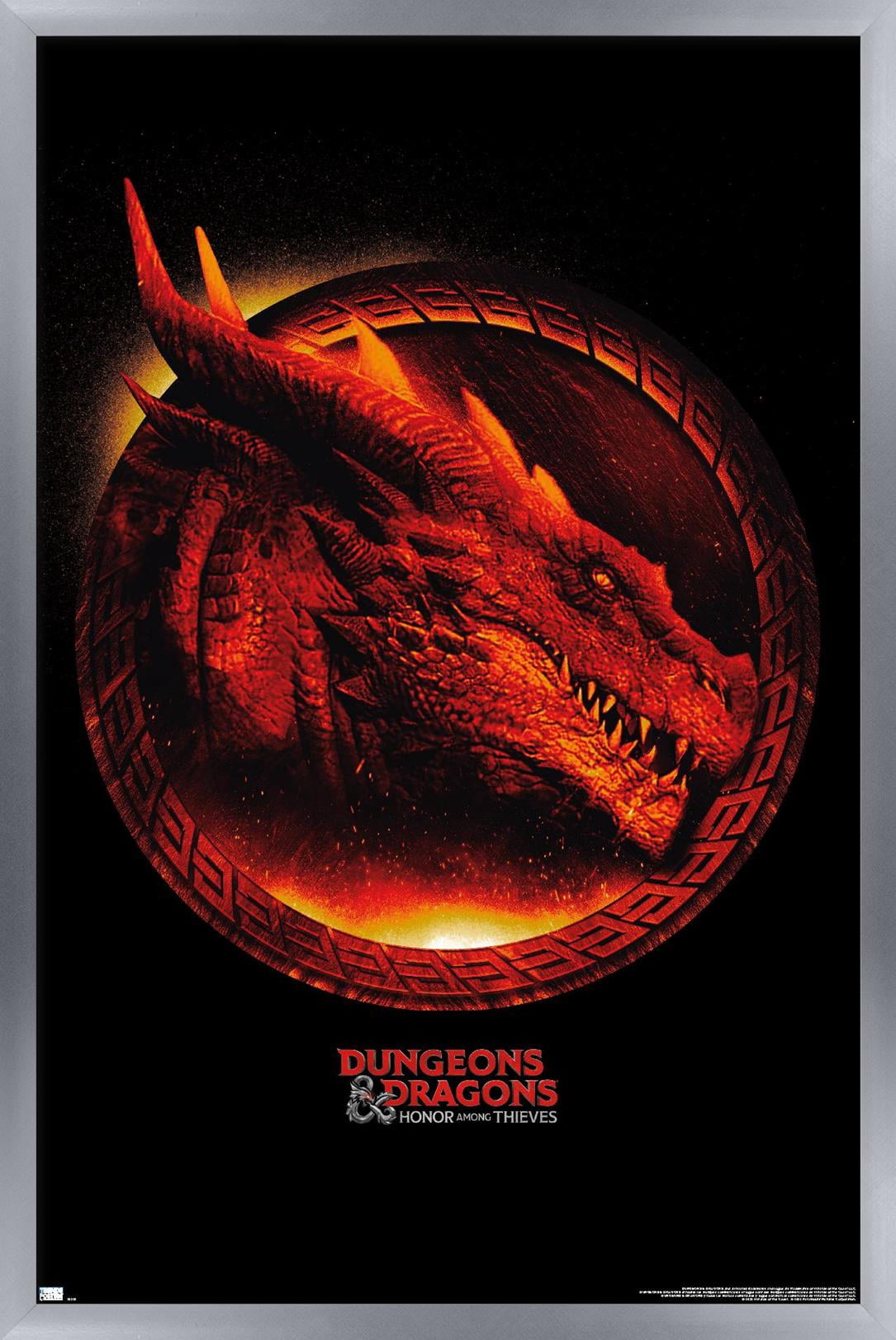 Dungeons And Dragons - Honor Among Thieves - Dragon Wall Poster, 14.725" x 22.375" Framed