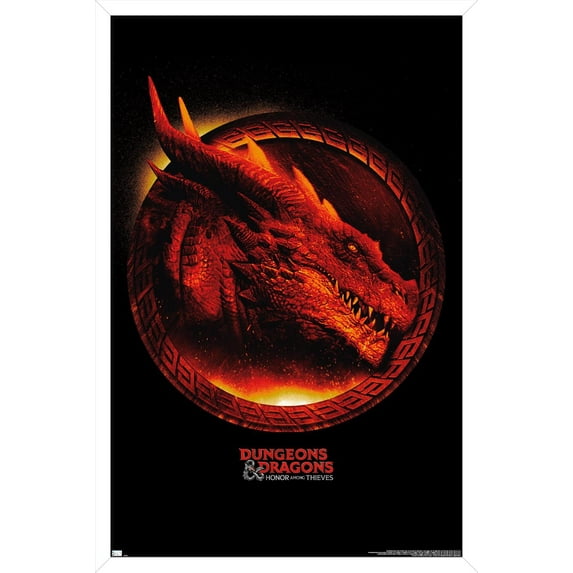 Dungeons And Dragons - Honor Among Thieves - Dragon Wall Poster, 14.725" x 22.375" Framed