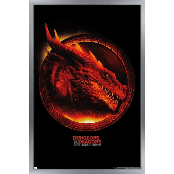 Dungeons And Dragons - Honor Among Thieves - Dragon Wall Poster, 22.375" x 34" Framed