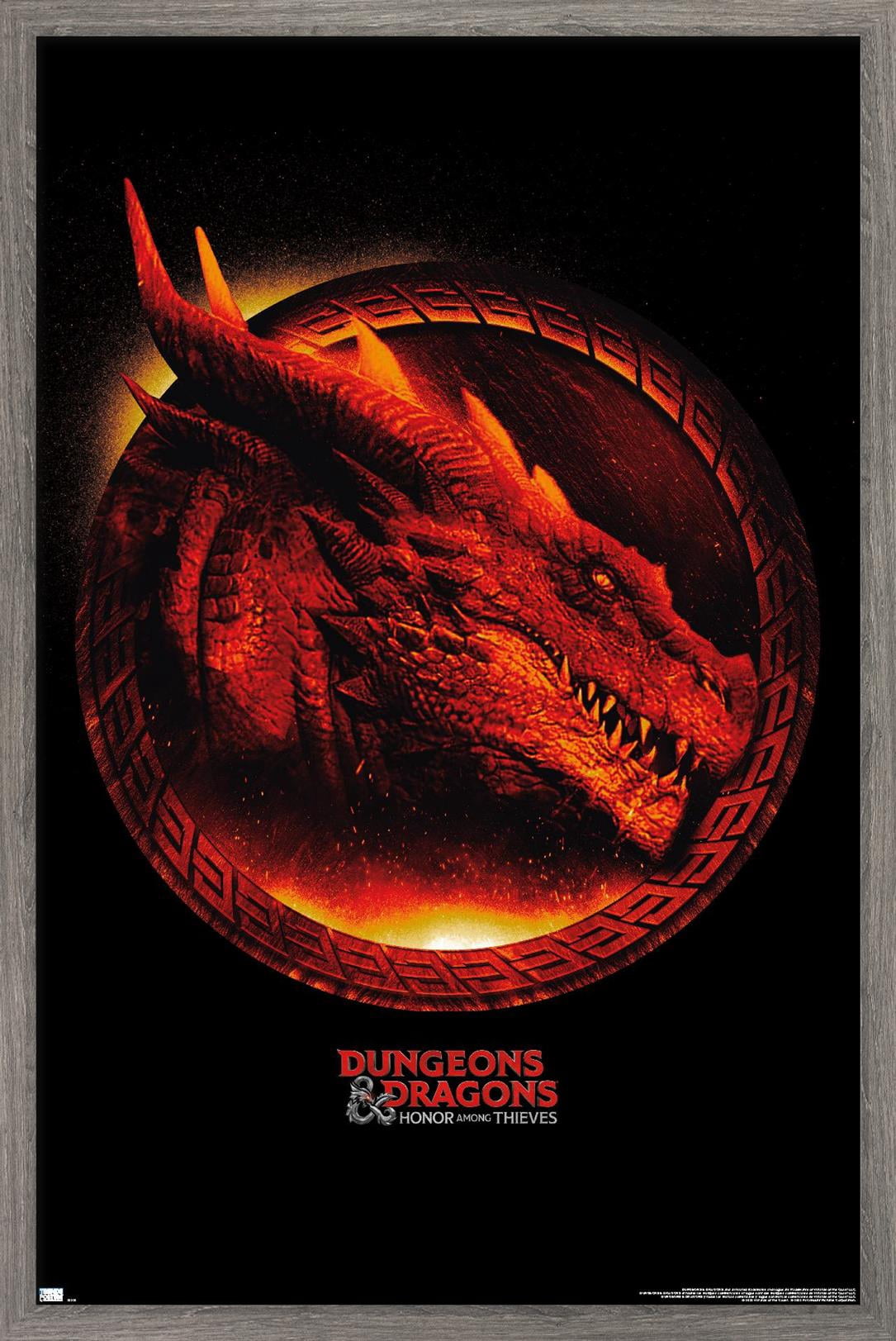 Dungeons And Dragons - Honor Among Thieves - Dragon Wall Poster, 22.375" x 34" Framed
