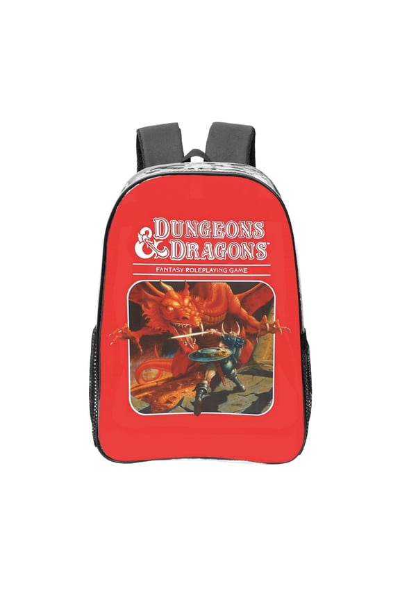 Dungeons And Dragons Merchandise Transparent Backpack Fashion Travel Backpack Laptop Backpack 16ch