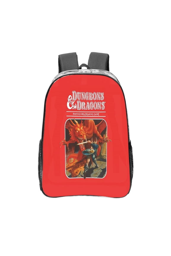 Dungeons And Dragons Merchandise Transparent Backpack Fashion Travel Backpack Laptop Backpack 16ch