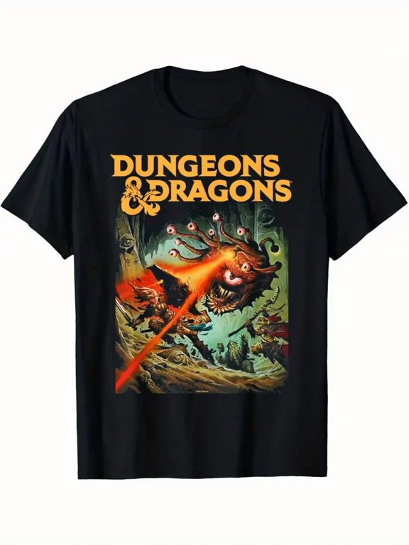 Men's Beholder Strike Dungeons And Dragons The Graphic Design For Everyday Style T-Shirt, Size S-5XL