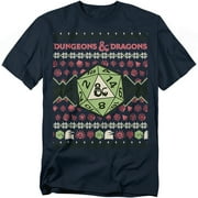 POPFUNK Dungeons And Dragons T-Shirt 20Sided Dice Ugly Christmas Unisex Graphic Tee For Men & Women