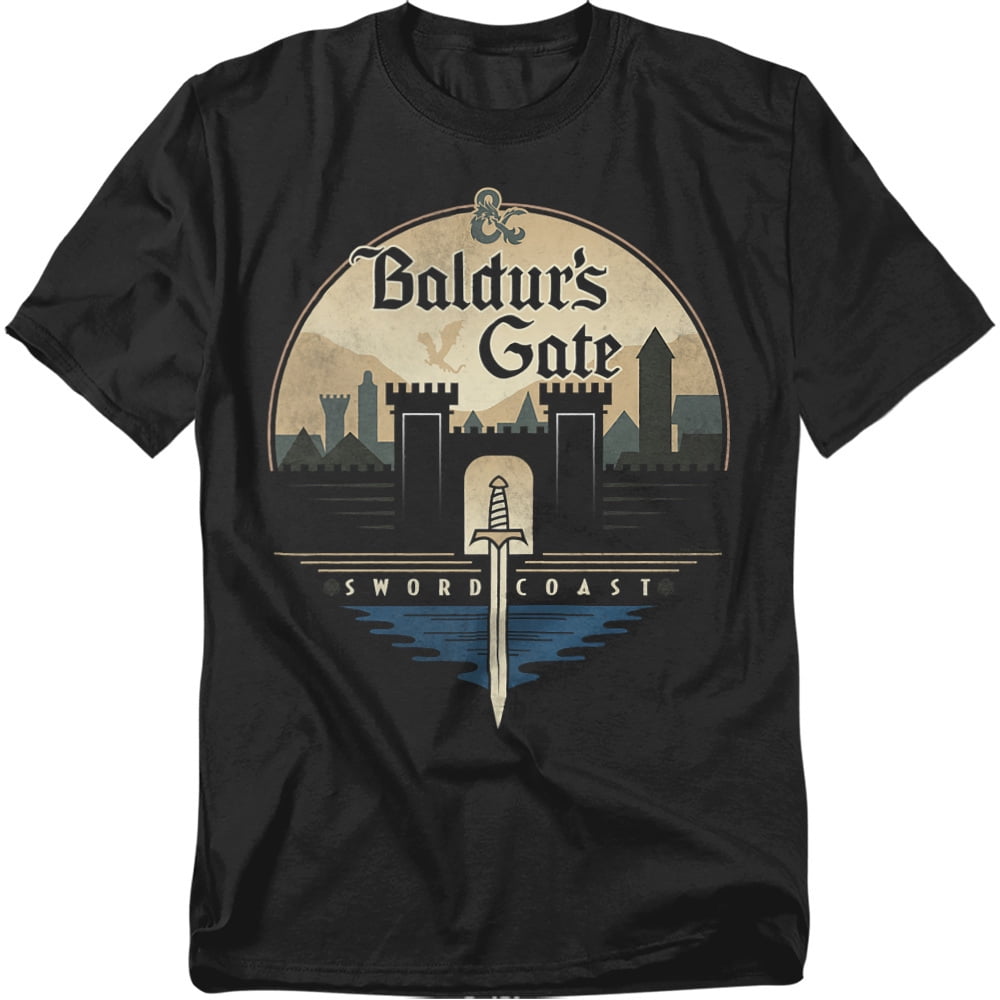Gaming Graphic Tee Dungeons & Dragons Baldur's Gate Tank Top - Official D&D Adventure Awaits Shirt Dungeons And Dragons Shirt