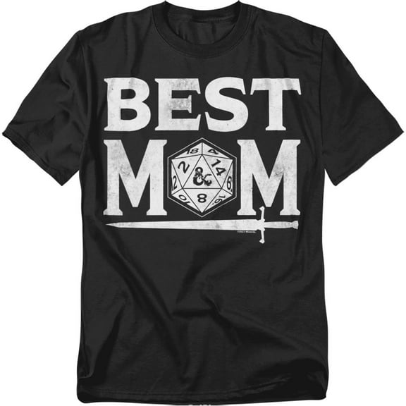 Dungeons And Dragons T-Shirt Mother'S Day Best Mom D20 Dark Unisex Graphic Tee for Men & Women