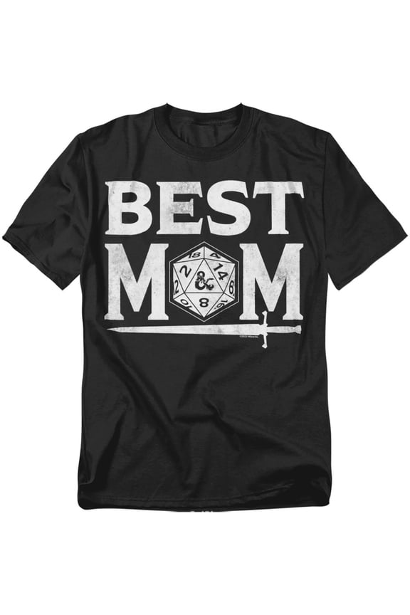 Dungeons And Dragons T-Shirt Mother'S Day Best Mom D20 Dark Unisex Graphic Tee for Men & Women