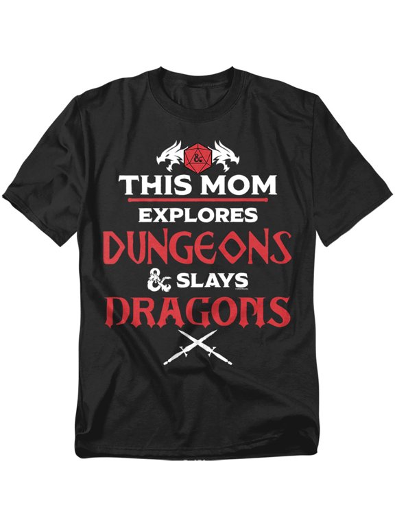 Dungeons And Dragons T-Shirt Mother'S Day Slay Dragons Unisex Graphic Tee for Men & Women