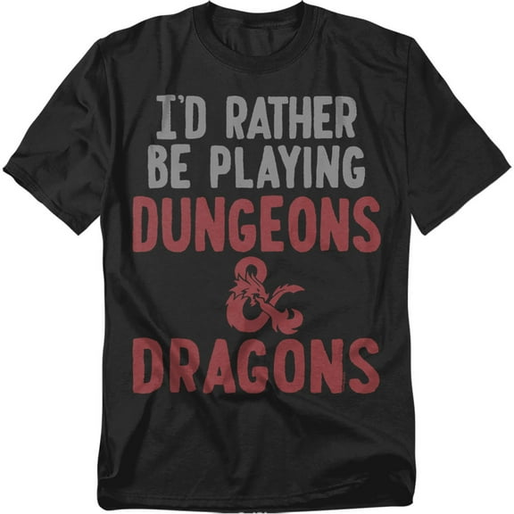 Dungeons And Dragons T-Shirt Rather Be Playing Dd Unisex Graphic Tee for Men & Women