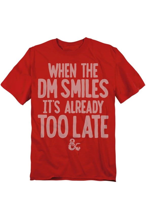 Dungeons And Dragons T-Shirt When The Dm Smiles Unisex Graphic Tee for Men & Women