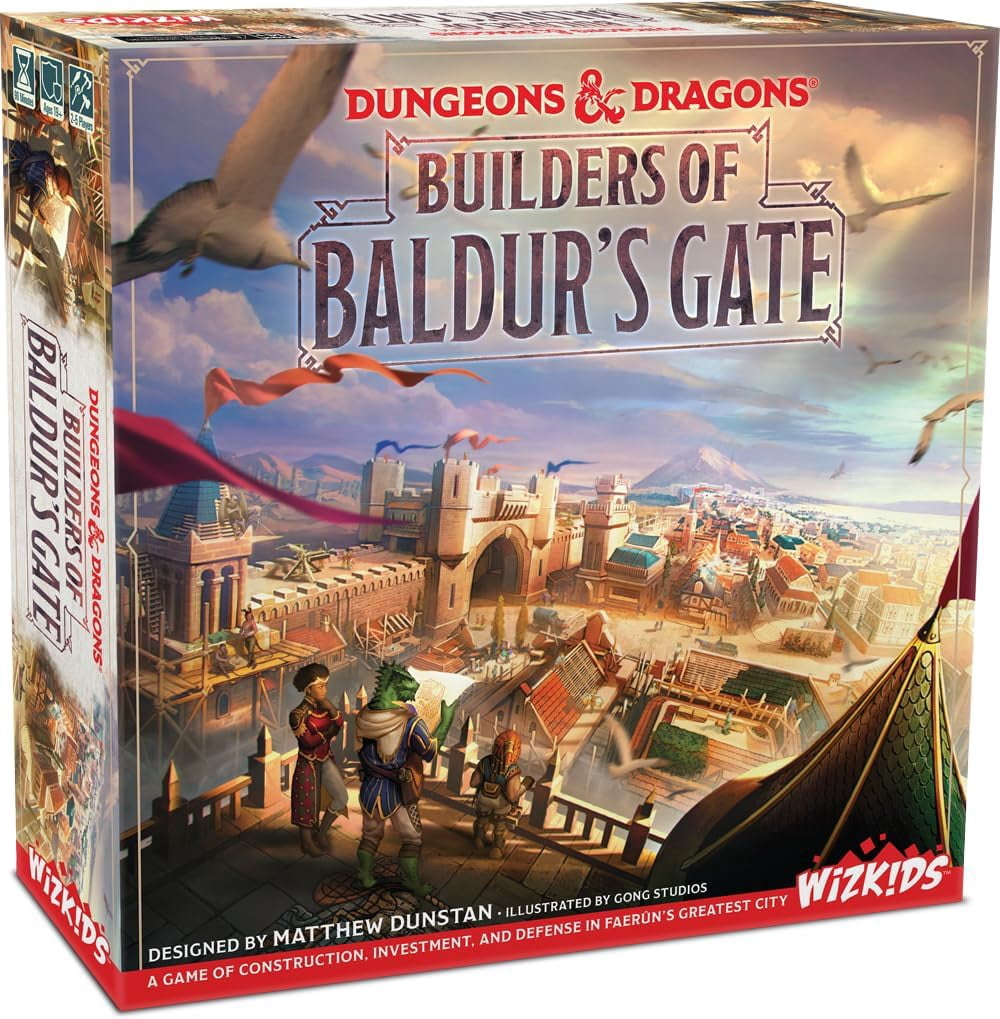 Dungeons & Dragons: Builders of Baldur's Gate City-Building Board Game ...