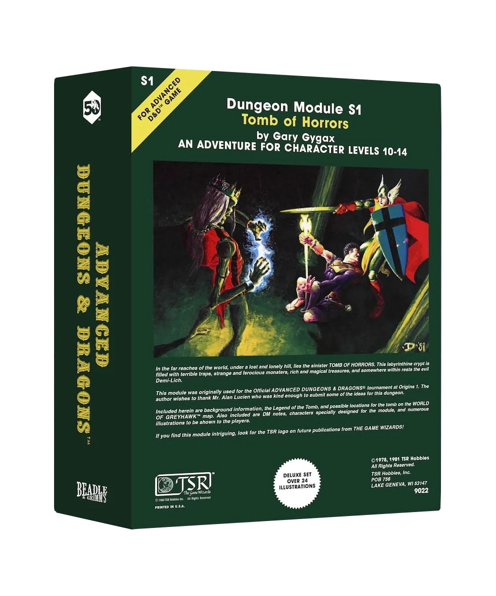 Classic Module Dice Collection: Tomb of Horrors - Walmart.com