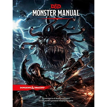 Pre-Owned Dungeons & Dragons Core Rulebook: Monster Manual, WTCA92180000, standard Hardcover