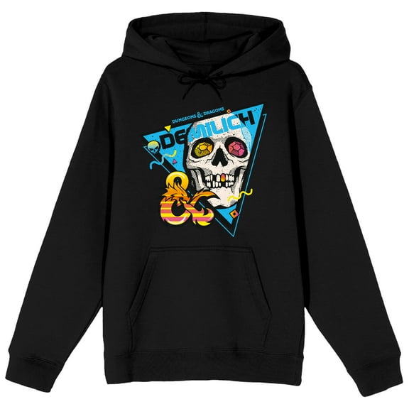 Dungeons & Dragons Demilich Monster Men's Black Sweatshirt-3XL