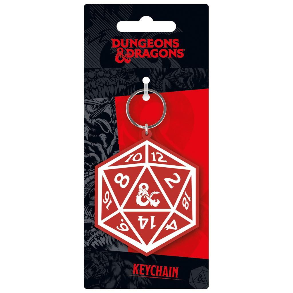 Dungeons & Dragons Dice PVC Keychain
