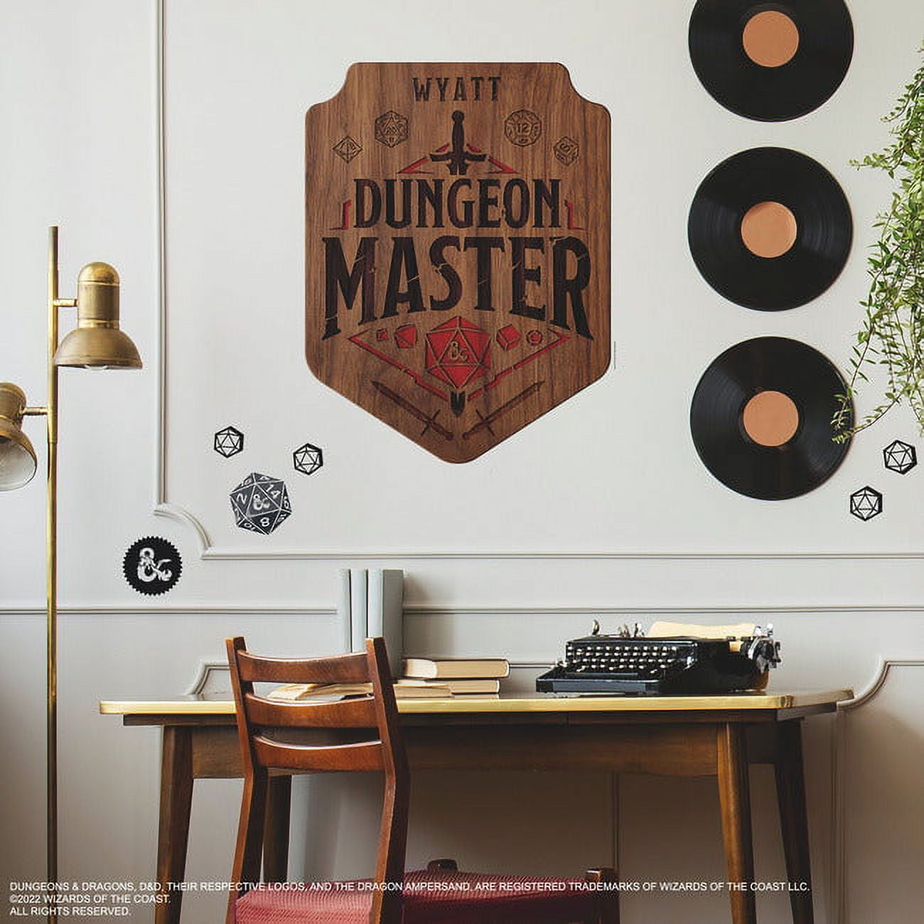 Dungeons & Dragons Dungeon Master Giant Peel & Stick Wall Decal With ...