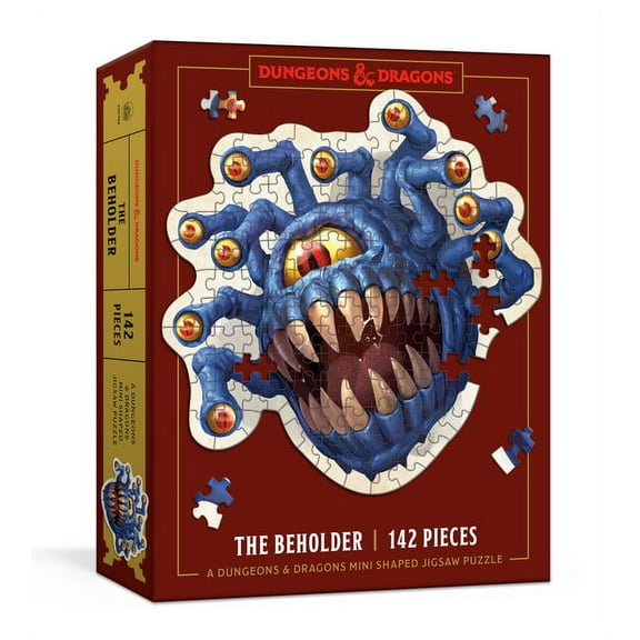 Dungeons & Dragons: Dungeons & Dragons Mini Shaped Jigsaw Puzzle: The Beholder Edition: 142-Piece Collectible Puzzle for All Ages (Other)
