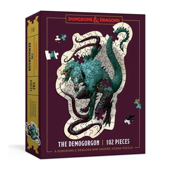 Dungeons & Dragons: Dungeons & Dragons Mini Shaped Jigsaw Puzzle: The Demogorgon Edition: 102-Piece Collectible Puzzle for All Ages (Other)