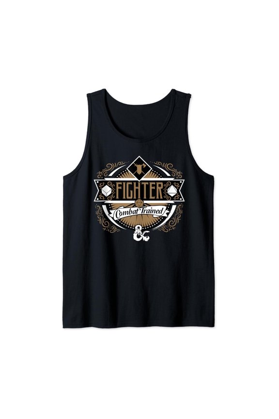 Dungeons & Dragons Fighter Combat Trained Tank Top Size S-3XL