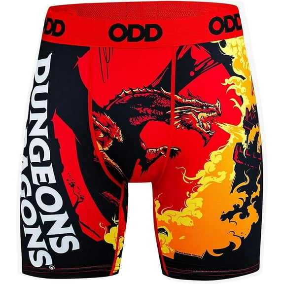 Dungeons & Dragons Fire Red Men's Boxer Briefs