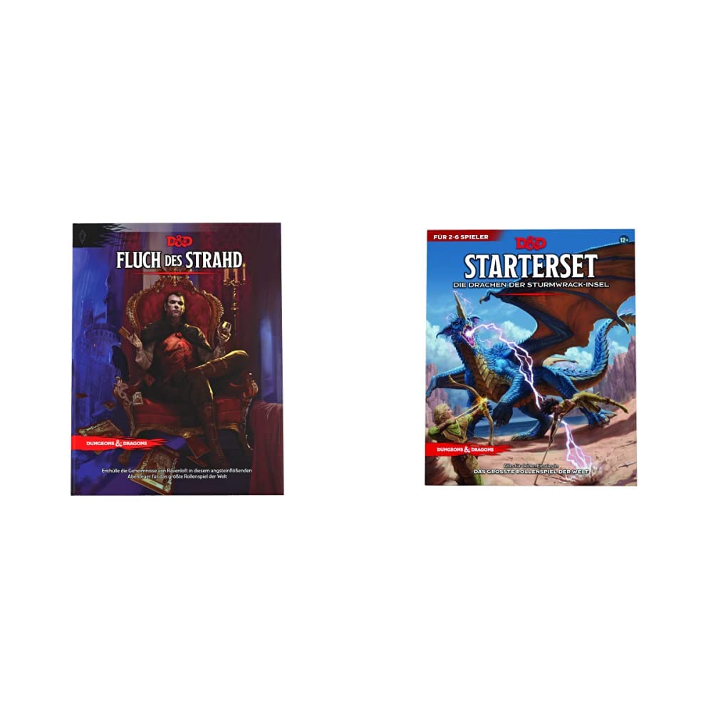 Dungeons & Dragons Fluch des Strahd (Deutsche Version) & D&D Starterset Drachen der Sturmwrac
