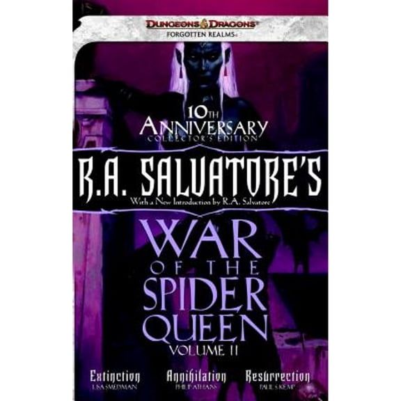 Pre-Owned Dungeons & Dragons: Forgotten Realms: R.A. Salvatore's War of the Spider Queen, Volume II : Extinction, Annihilation, Resurrection (Edition 10) (Paperback)