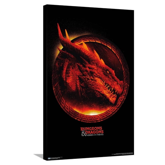 Dungeons & Dragons: Honor Among Thieves - Dragon Canvas Wall Poster, 22.375" x 34"