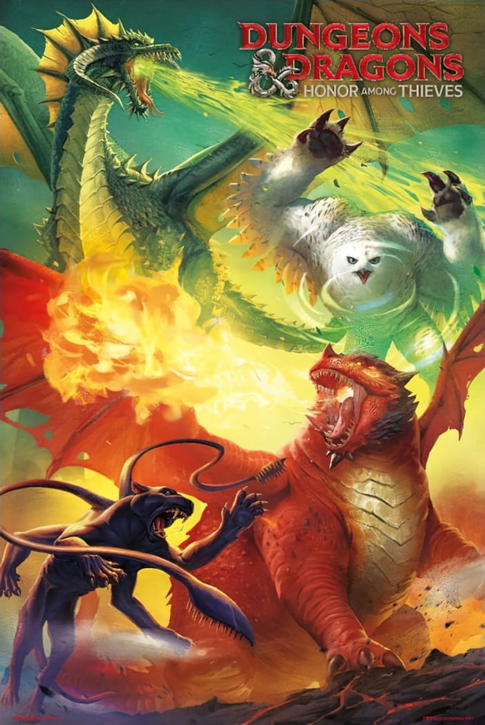 ダンジョンズ&ドラゴンズ B2 ポスター Dungeons&Dragons Amazon