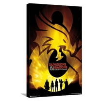 Dungeons & Dragons: Honor Among Thieves - Teaser One Sheet Canvas Wall Poster, 14.725" x 22.375"