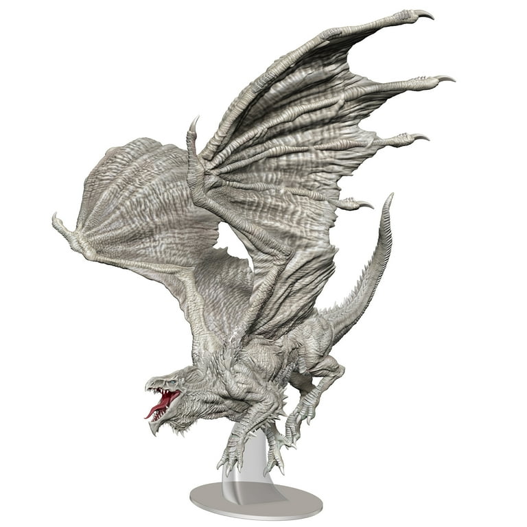 Dungeons and Dragons D&D Icons of the Realms Adult White Dragon Premium Figure Dungeons and Dragons D&D Icons of the Realms Adult White Dragon Premium Figure