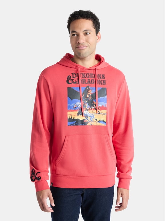Men's and Big Men's Graphic Hoodie, Sizes S-3XL