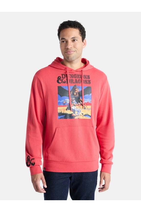 Men's and Big Men's Graphic Hoodie, Sizes S-3XL
