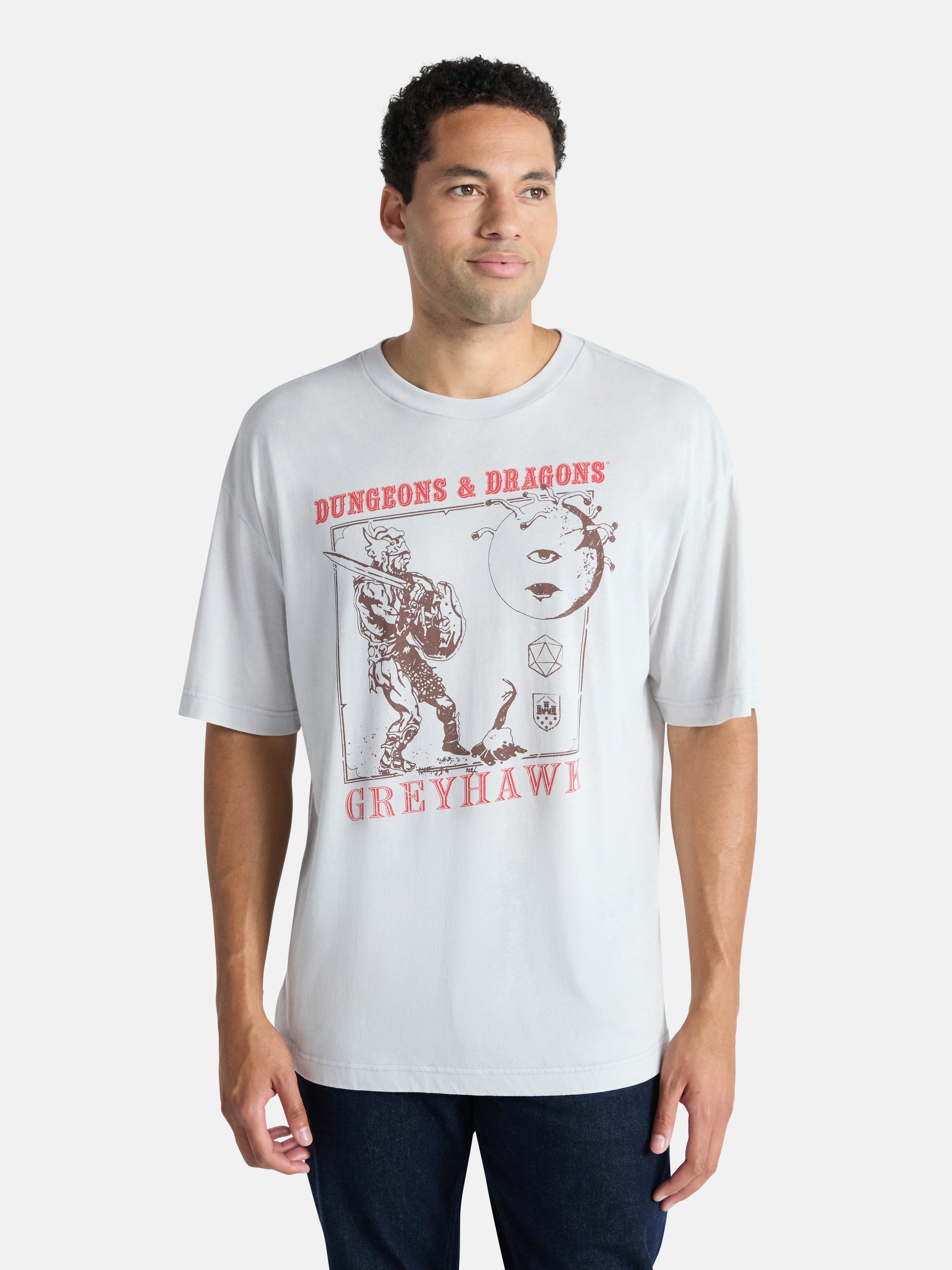 Dungeons & Dragons Men's and Big Men's Greyhawk Graphic Tee, Sizes S-3XL