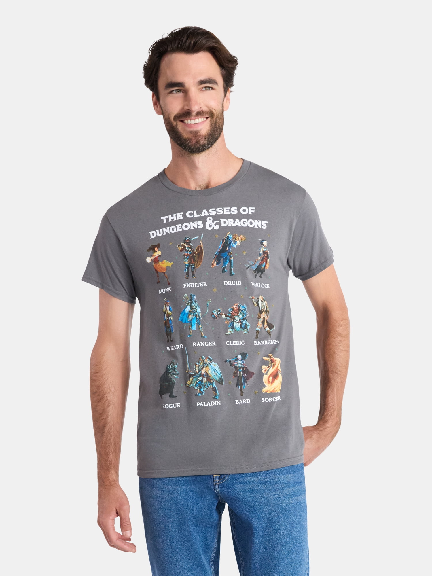 Dungeons and Dragons Men's and Big Men's Textbook Graphic Tee, Sizes S-3XL