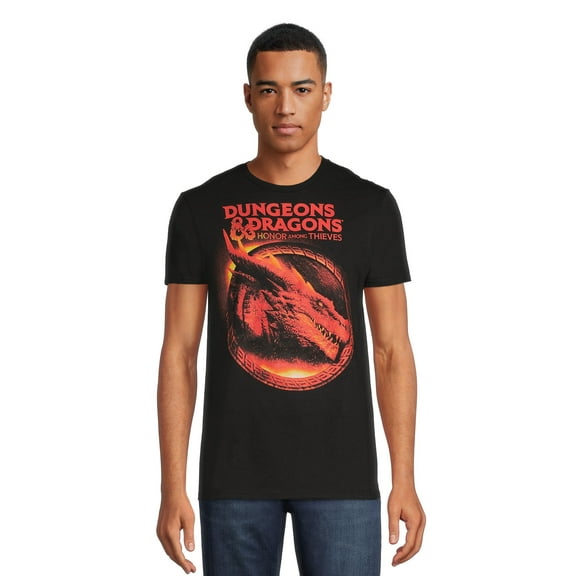 Dungeons & Dragons Men’s Graphic Tee with Short Sleeves, Size S-3XL