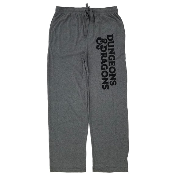 Dungeons & Dragons Mens Gray Sleep Pants Pajama Bottoms Medium