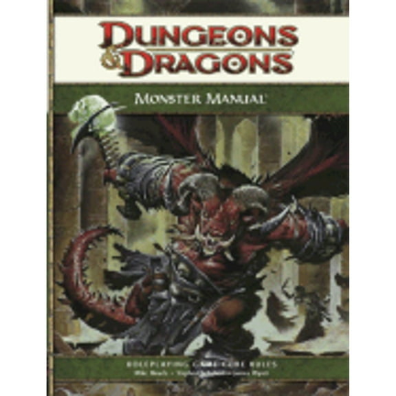 Pre-Owned Dungeons &amp; Dragons Monster Manual: Roleplaying Game Core Rules, 4th Edition, 9780786948529, 0786948523, Hardcover, 4th edition
