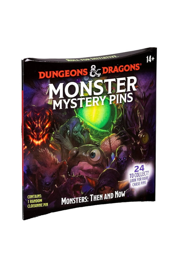 : Monster Mystery Pin - 1 Random Cloisonne Creature Pin, Monsters: Then & Now, 24 Assorted Styles, D&D Collectible, Sirius Dice