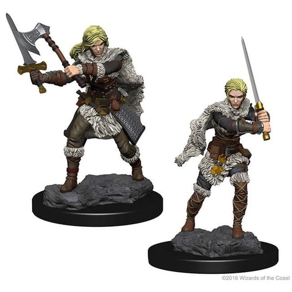 Dungeons & Dragons Nolzurs Marvelous Unpainted Human Female Barbarian W1 Miniature