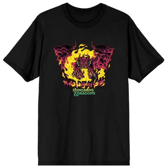 Dungeons & Dragons Red Dragon Game Black Tee Shirt-XS