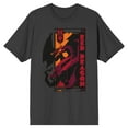 thumbnail image 1 of Dungeons & Dragons Red Dragon Men's Charcoal T-shirt-3X-Large, 1 of 2