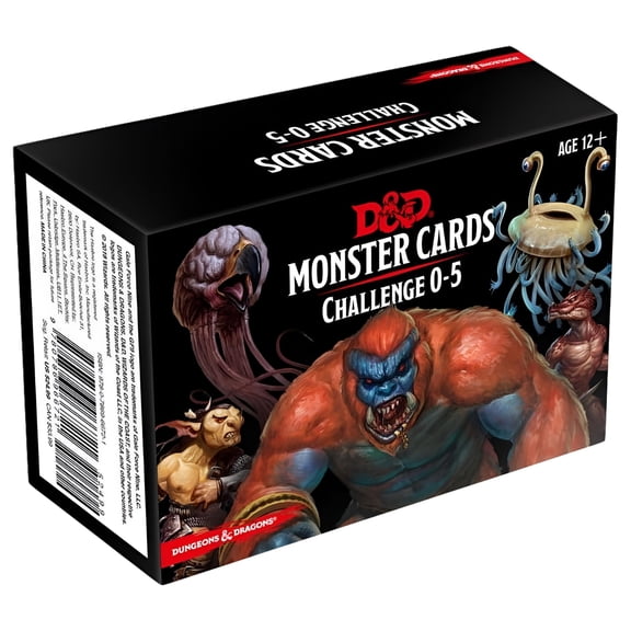 Dungeons & Dragons Spellbook Cards: Monsters 0-5 (D&d Accessories) (Other)