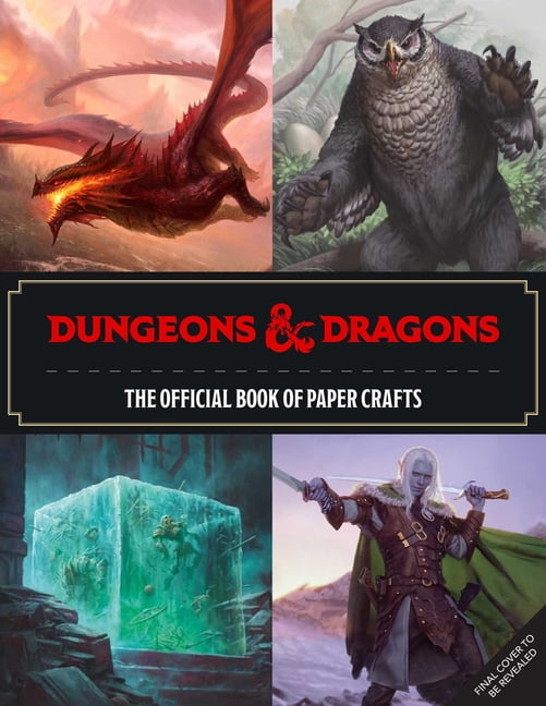 Dungeons & Dragons: The Official Book of Paper Crafts, (Hardcover)