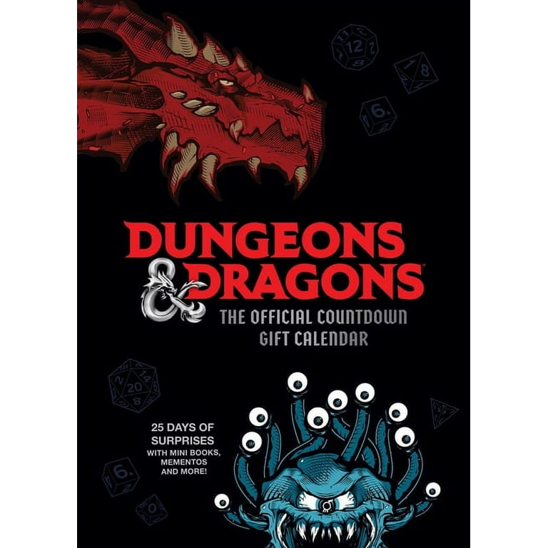 【本物保証】 Calendar: Countdown Official Dragons & Dungeons 25 of Days PopCulture
