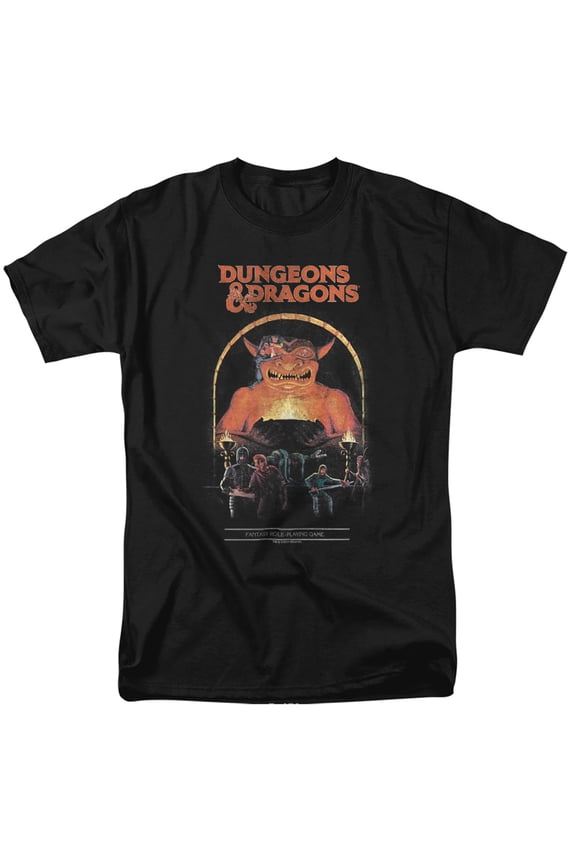 Dungeons & Dragons The Role-Player Unisex Adult T Shirt (X-Large) Black