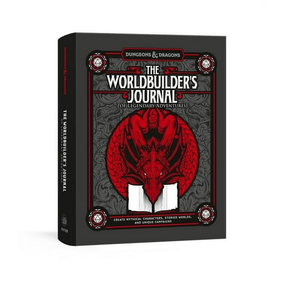 Dungeons & Dragons The Worldbuilder's Journal of Legendary Adventures (Dungeons & Dragons), (Hardcover)